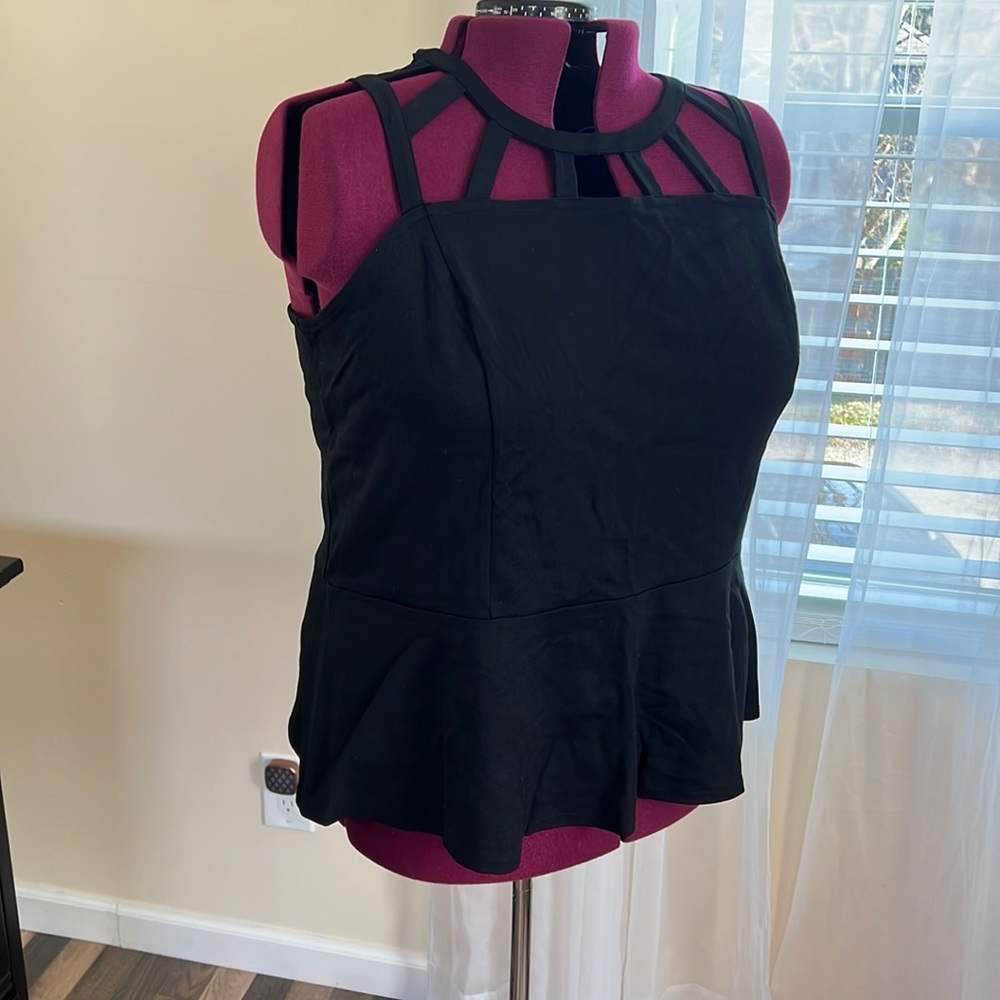 NWT Lane Bryant Stylish Flared Tank 22/24